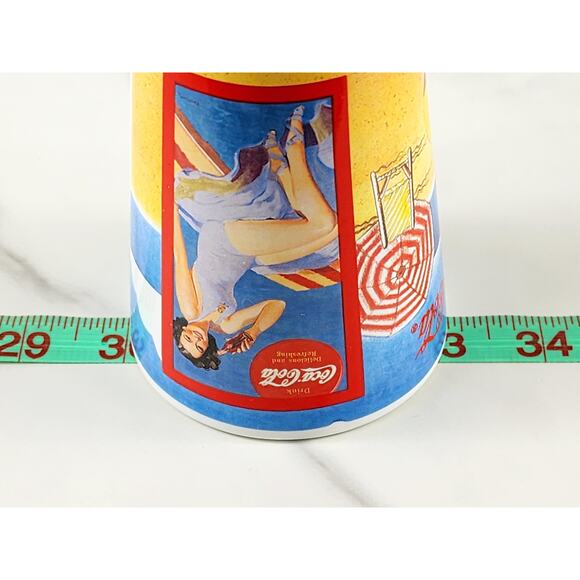 Coca Cola Coke Cup Tumbler 8oz Summer Through The Years 1991 4 1/4" Korea - Picture 14 of 14